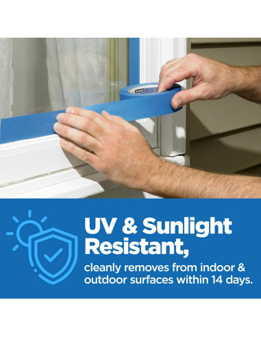 Cinta de Pintor ScotchBlue 3.58 cm x 439.9 m, 8 Rollos, Azul