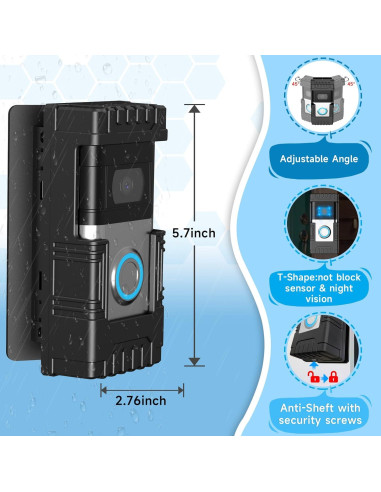 Soporte Antirrobo para Timbre de Video TagRecove - Ajustable