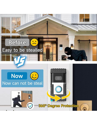 Soporte Antirrobo para Timbre de Video TagRecove - Ajustable