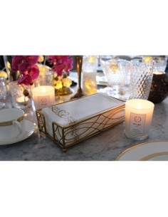 Soporte para Servilletas Chez JuJu en Bronce Antiguo 22.6cm 2