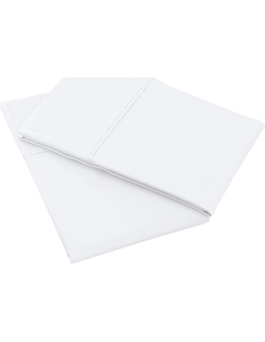 Funda de Almohada Extra Alta TREND BEDDING MART Rey Algodón 600 Hilos