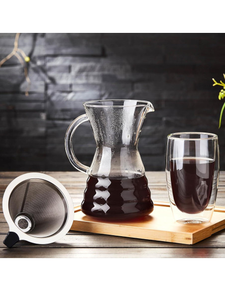 Cafetera de Goteo Irrompible 946 ml con Filtro Acero Inoxidable Cafetera de Goteo Irrompible 946 ml con Filtro Acero Inoxidable