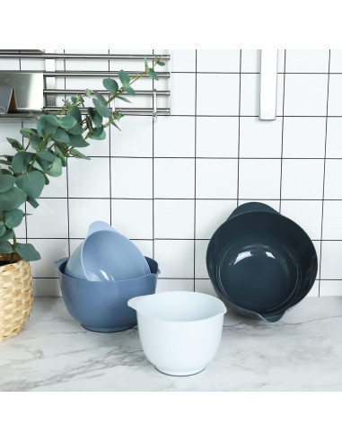 Juego de Cuencos de Mezcla BoxedHome 4 Piezas Antideslizante