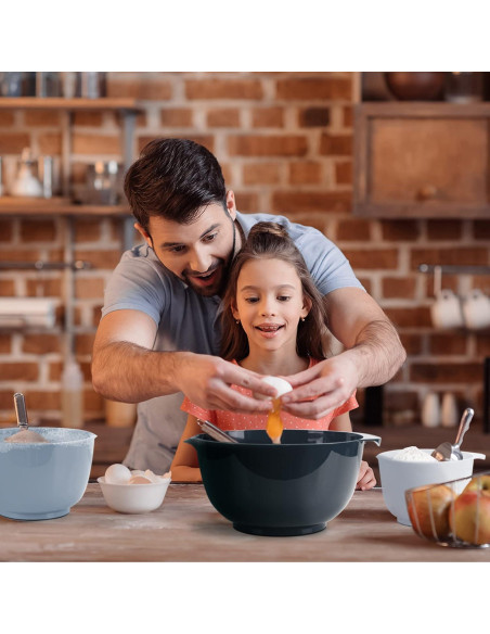 Juego de Cuencos de Mezcla BoxedHome 4 Piezas Antideslizante