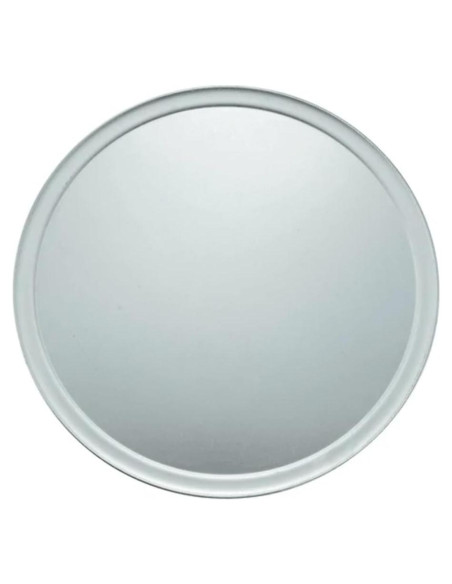 Bandeja de Pizza de Aluminio Winco 16 Pulgadas Bisel Ancho