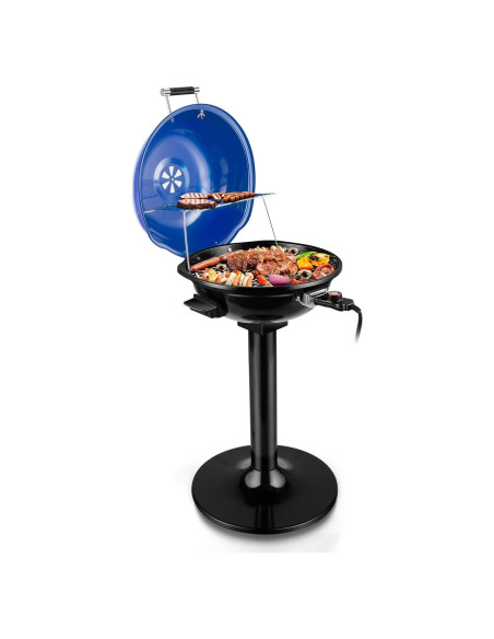 Parrilla Eléctrica Techwood para Exterior 1600W Azul