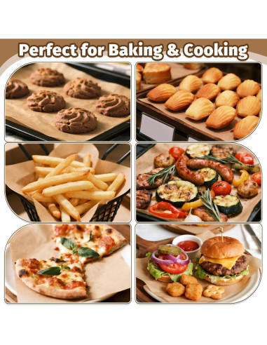 100 Hojas de Papel Pergamino Sin Blanquear MAQIHAN 22.86x33.02cm