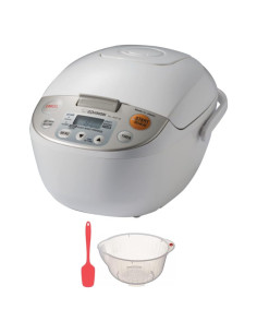 Cocedor de Arroz Micom Zojirushi 5.5 Tazas Beige + Espátula