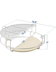 Sistema de Cocina Onlyfire para Parrillas Kamado 45.72 cm 2