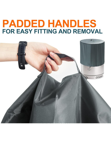 Cubierta para Fogata TORUTA Yukon Redonda 81.3 cm Gris Impermeable