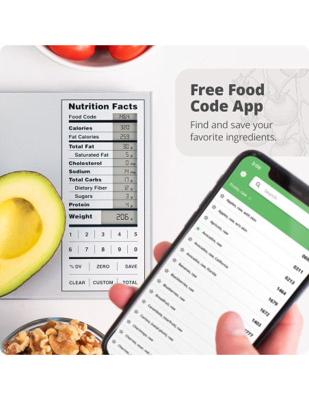 Báscula de Nutrición Greater Goods 0450A 23.6x15.2cm Báscula de Nutrición Greater Goods 0450A 23.6x15.2cm