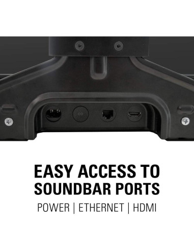 Soporte de barra de sonido Sanus para Sonos Beam - Ajuste 30.48 cm