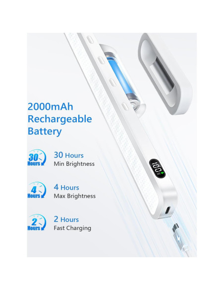 Barra de Luz Magnética WILLED 3W Recargable para Espejo