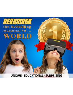 Auriculares VR Heromask Juegos Matemáticas 5-12 Años 2