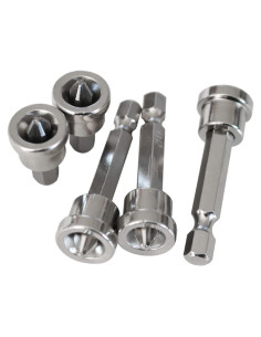 5 Puntas de Destornillador Magnéticas Mabta para Carpintería