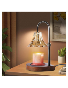 Lámpara Calentadora de Velas EJF Vintage con Temporizador 50W