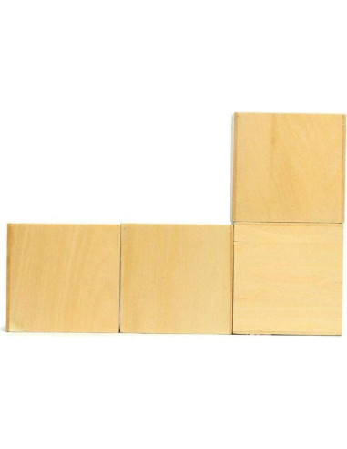 Set de 4 Armarios de Madera para Casa de Muñecas 1:12