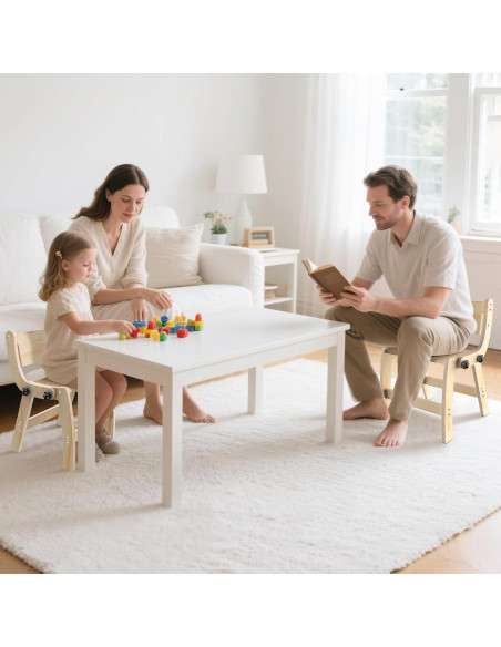 Escalera Plegable 2 en 1 Arwion para Niños - Madera Antideslizante