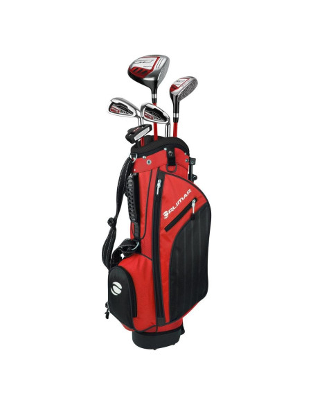 Conjunto de Palos de Golf Junior Orlimar Rojo/Negro 9-12 Años