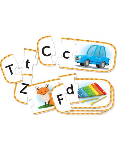 Tarjetas de Rompecabezas del Alfabeto Learning Resources 26 Piezas