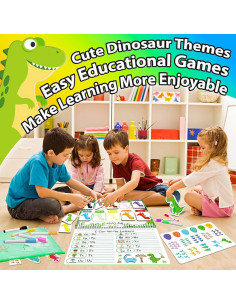 Libro Ocupado Montessori iGetooy para Niños 1-5 Años - Dinosaurios 2