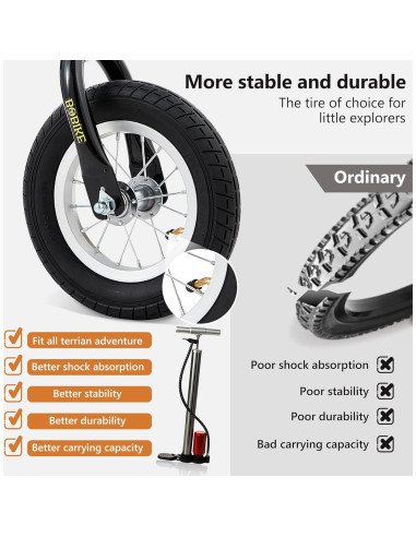 Bicicleta de Equilibrio Bobike NHY para Niños 18 Meses a 4 Años