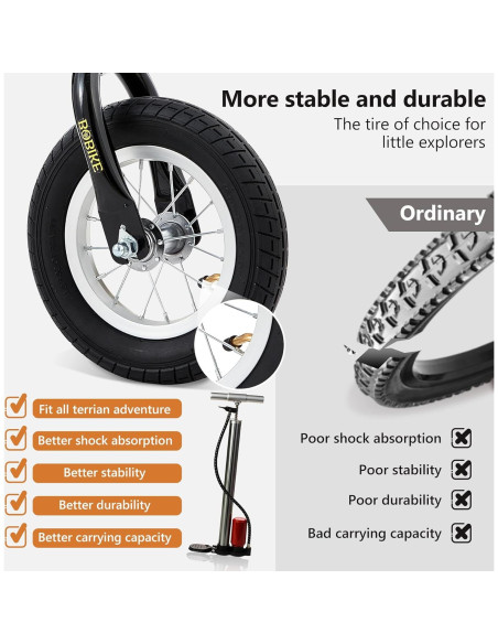 Bicicleta de Equilibrio Bobike NHY para Niños 18 Meses a 4 Años