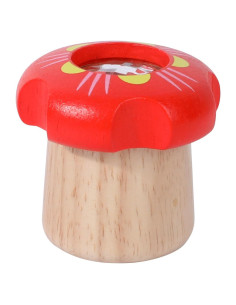 Kaleidoscopio de Madera WODI Rojo - Juguete Educativo Montessori