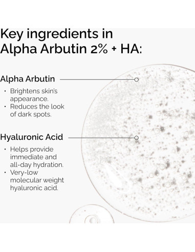 El Ordinario Alpha Arbutin 2% + Ácido Hialurónico 29.57 ml