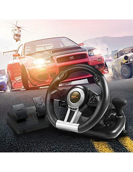 Volante de Carreras PXN V3II con Pedales para PC y Consolas