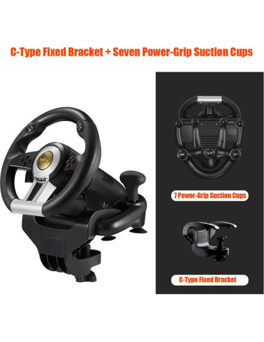 Volante de Carreras PXN V3II con Pedales para PC y Consolas