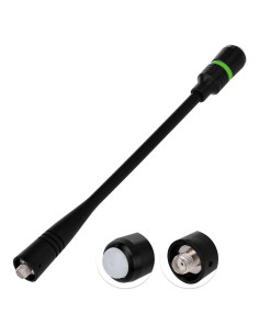 Antena de Radio Bingfu Banda Dual SMA 19cm 136-470MHz