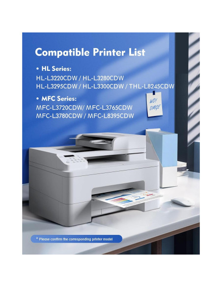 Tóner Compatible DMGE TN229 Paquete de 4 para Brother