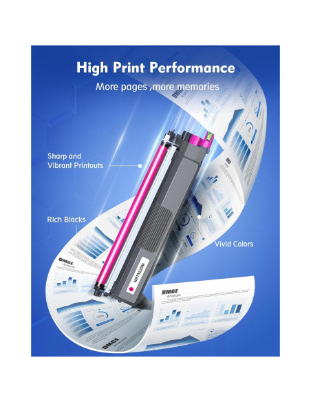 Tóner Compatible DMGE TN229 Paquete de 4 para Brother