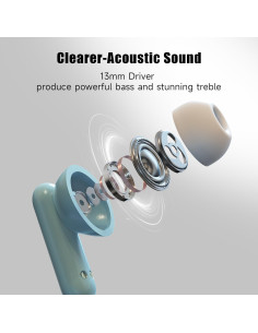 Auriculares Inalámbricos Xspace Bluetooth 5.3 con Micrófono 2