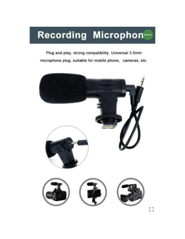 Kit de Vlogging Acuvar Pro Grip con Luz LED y Micrófono