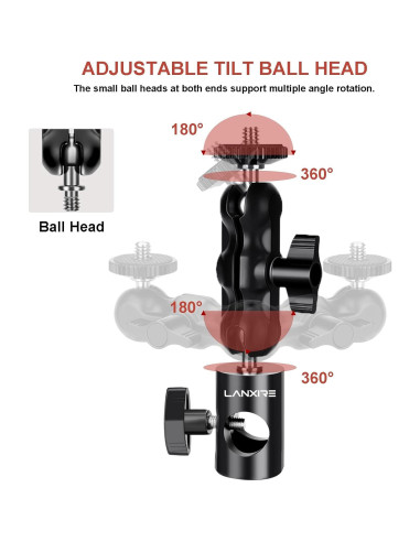 Adaptador de Montaje Lanxire L0212 para Soporte de Luz