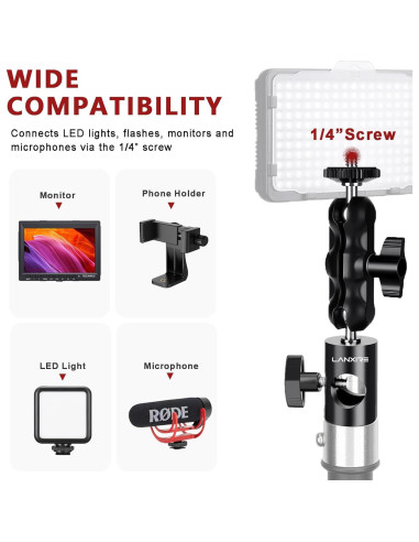 Adaptador de Montaje Lanxire L0212 para Soporte de Luz