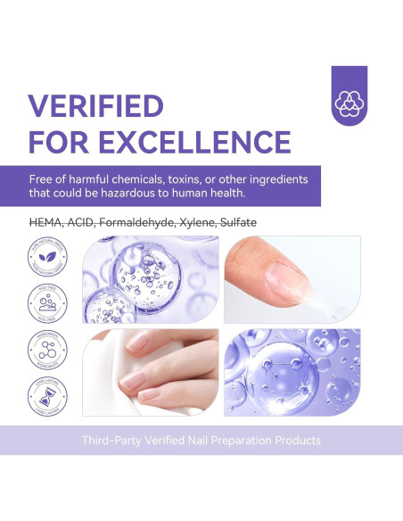 Kit Deshidratador de Uñas Saviland Sin Ácido 13.49x12.39cm