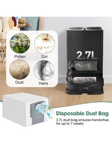 Kit de Accesorios 21 Piezas para Aspiradora Roborock Qrevo