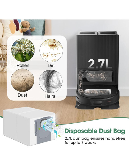 Kit de Accesorios 21 Piezas para Aspiradora Roborock Qrevo