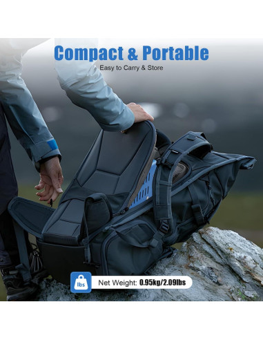 Generador de Manivela Manual Poggyyi 20W Carga USB Camping