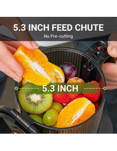 Exprimidor AMZCHEF SJ-036 Automático 1.8L 250W Negro 2