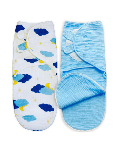 Sacos de Dormir Swaddle Lovilli Co - 2 Unidades Algodón 3-6 Meses