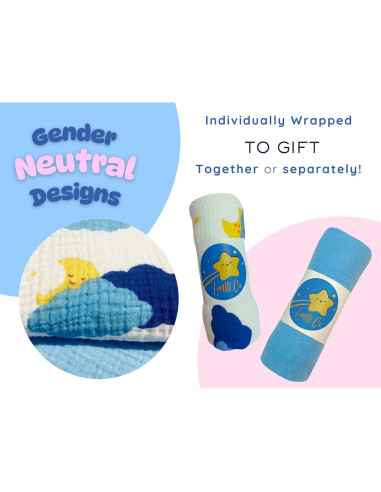 Sacos de Dormir Swaddle Lovilli Co - 2 Unidades Algodón 3-6 Meses