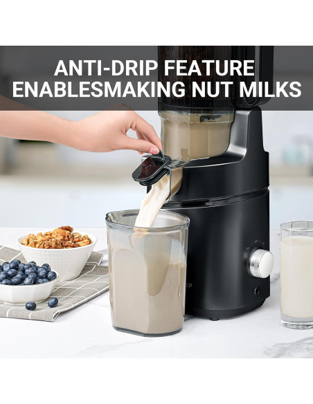 Exprimidor AMZCHEF SJ-036 Automático 1.8L 250W Negro