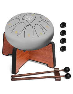 Tambor de Lengua de Acero 15 cm ZERBEAT 11 Notas + Accesorios