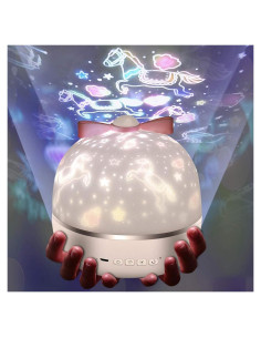 Proyector de Cielo Estrellado Micacorn LED 360 con 6 Películas