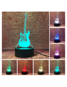 Lámpara de Mesa 3D de Bajo Eléctrico Fanrui LED Regulable