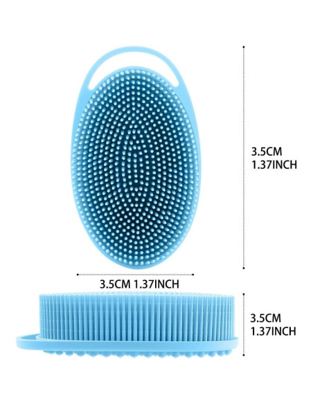 Set de 3 Exfoliantes de Cuerpo de Silicona WRNZL 13.5x7.6cm